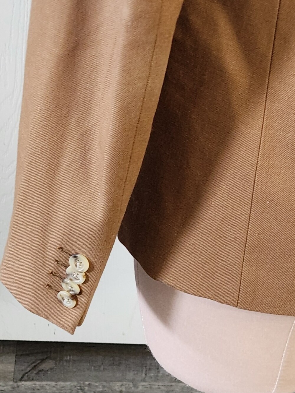 J.Crew Regent Blazer Womens Camel Brown Wool Stand Collar - Picture 10 of 16